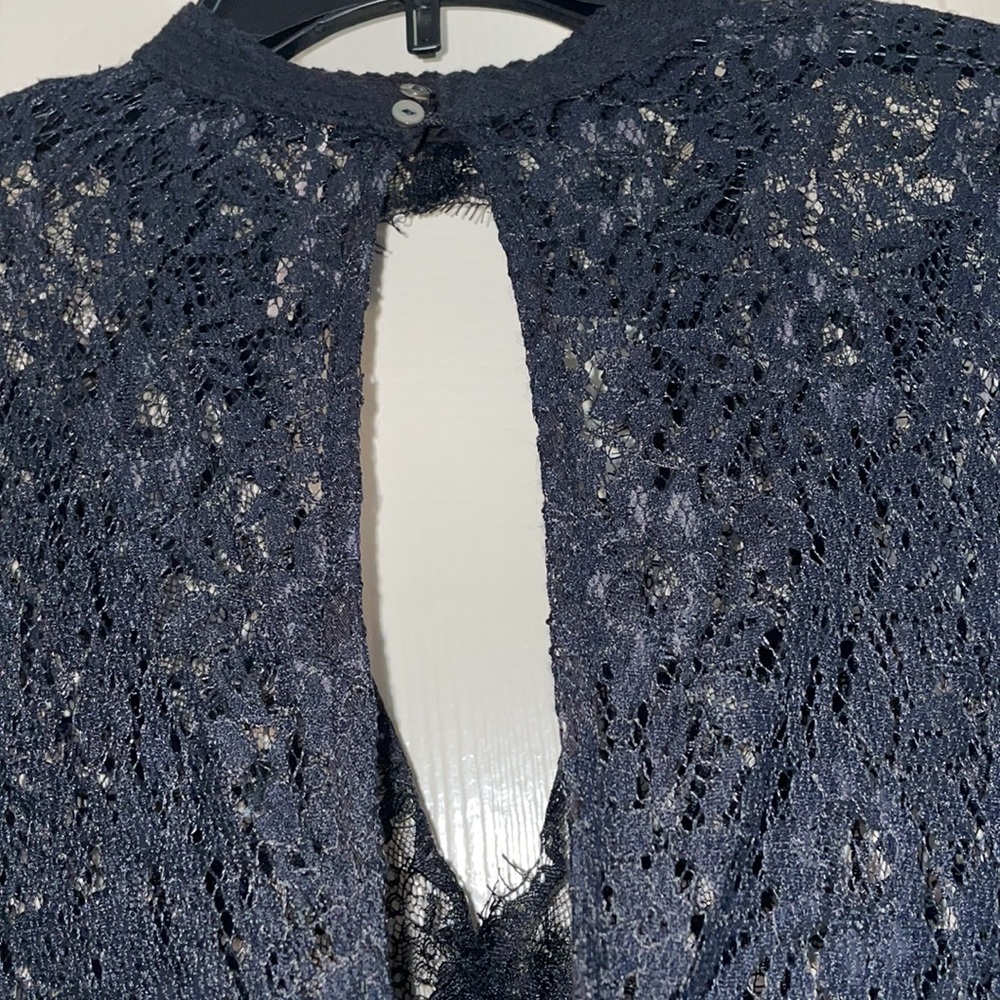 (HALLOWEEN!) Free People Black Lace Tunic - Picture 8 of 12